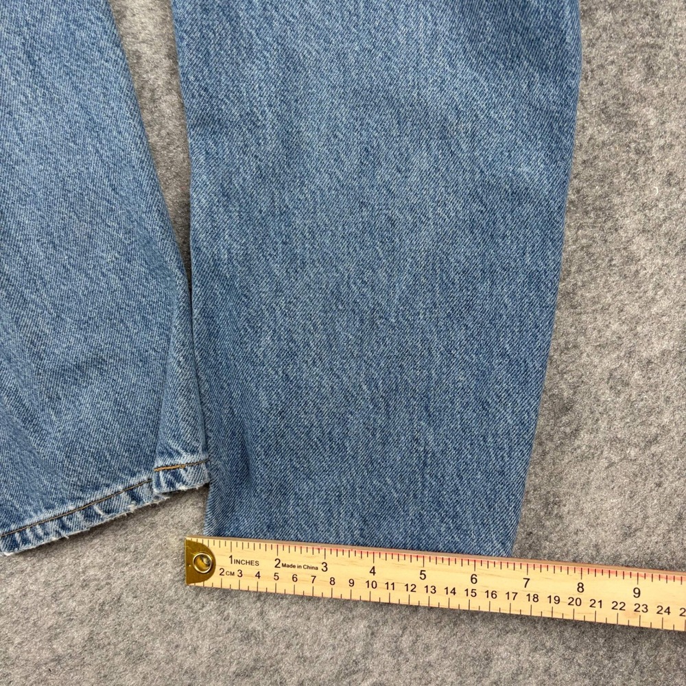 Vintage 80s Levis 551 Jeans Womens 14 MED Light Wash Relaxed Tapered Made in USA - Picture 14 of 15